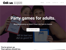 Tablet Screenshot of partyodious.com